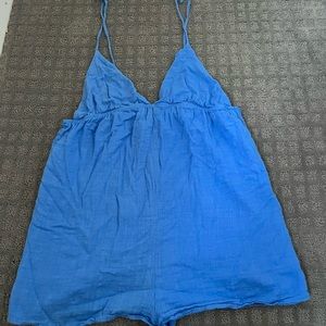 Blue romper